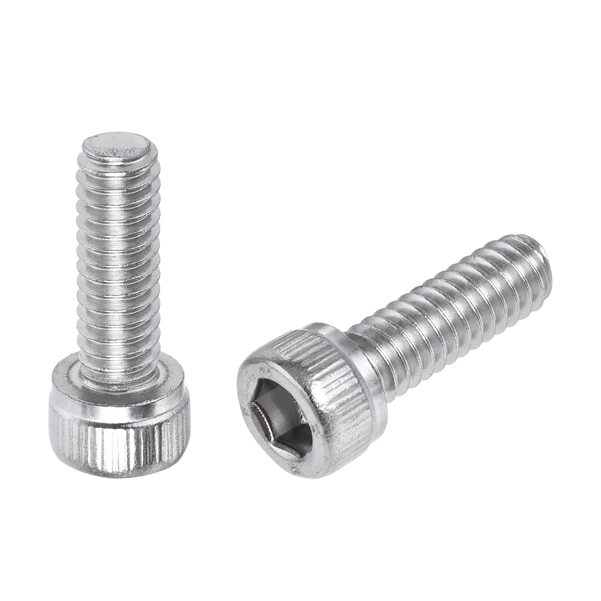 

Uxcell #8-32x1/2" Hex Socket Head Cap Screw Bolts 304 Stainless Steel Polished 25pcs