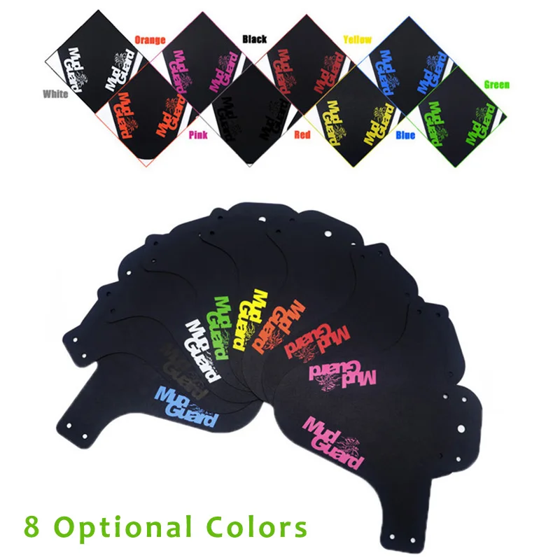 2019 Новые велосипедные крылья пластиковые красочные передние/задние Брызговики