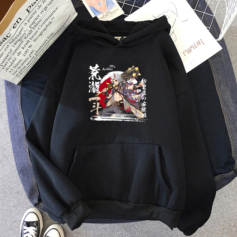

Genshin Impact Aesthetics Game Arataki Itto Hoodie Cartoon Women Hoodies Long Sleeve Anime Streetwear Men Sweatshirts Unisex