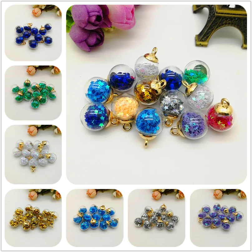 10 шт. стеклянные мини-бутылки со звездами | Украшения и аксессуары