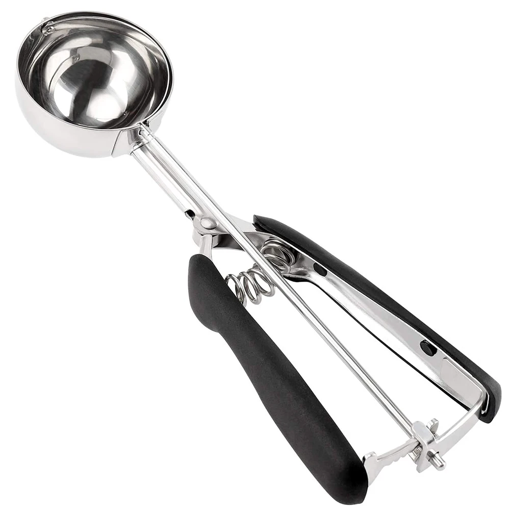 

Ложка для мороженого и печенья лопатка для дыни хорошие ручки триггер быстросъемная профессиональная столовая ложка из нержавеющей стали