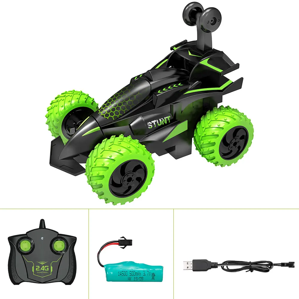 Newest RC Stunt Car 2.4Ghz 3D Rotating Drift Climbing Deformation Flip Kids Robot Electric Boy Toys Children | Игрушки и хобби