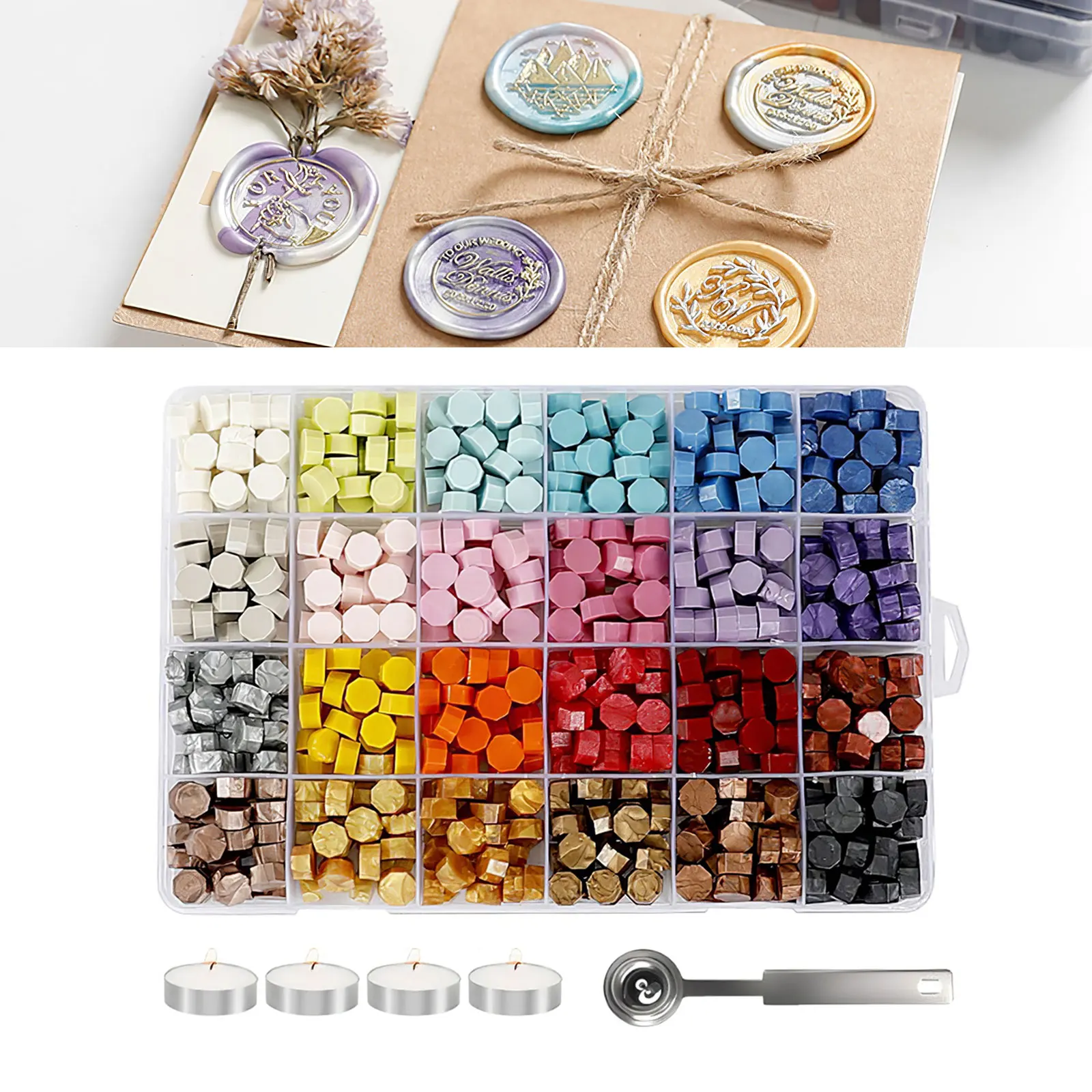 

600 шт. винтажные уплотнительные восковые бусины полный набор лакированного воска «сделай сам» конверт Свадебные Приглашения Набор воска дл...