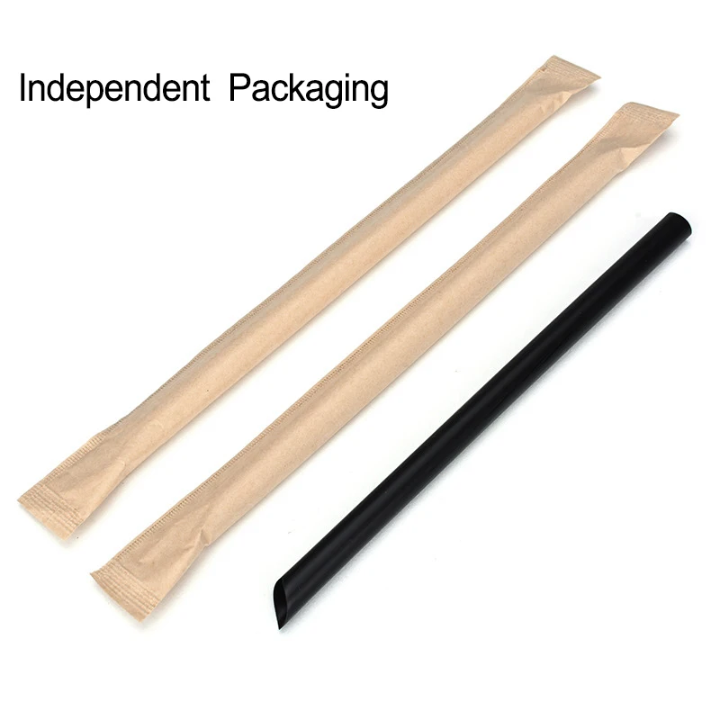 Пластиковые соломинки без бисфенола А молочный коктейль широкая одноразовая