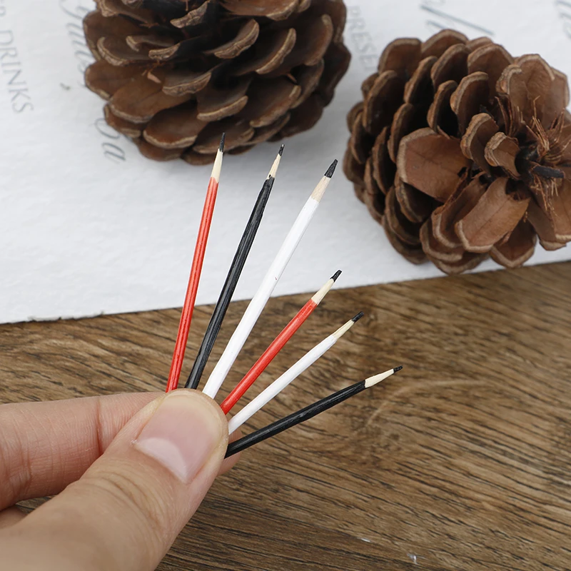 3 шт./компл. 1/12 кукольный домик мини цветная модель карандаша модные Миниатюрные