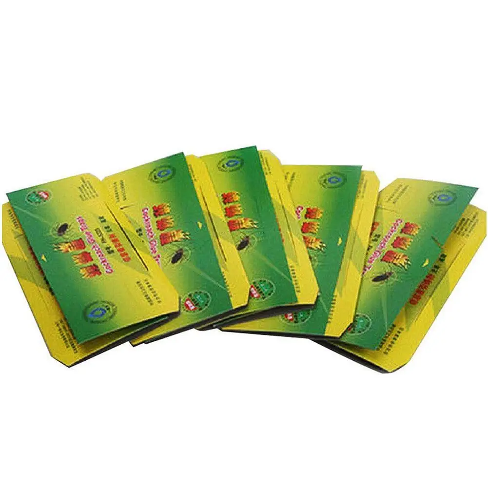 5PCS Cockroach Catcher Sticky Raft Catching With Attractant Powerful Glue Trap Nontoxic Bait | Дом и сад