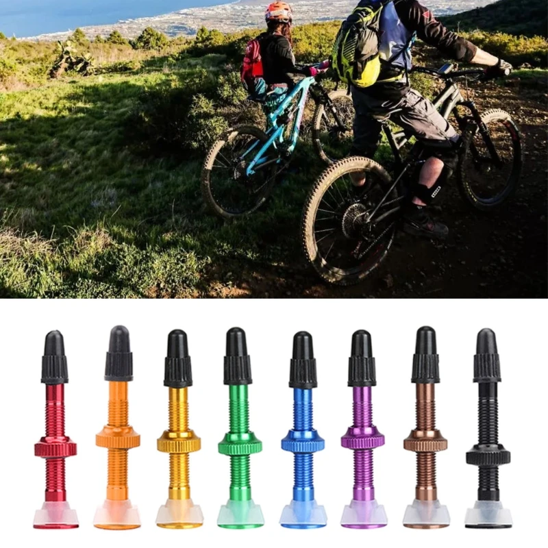 

40mm MTB Bike Extender Valves for Bike Tubeless Tire Core Aluminum Alloy Valves