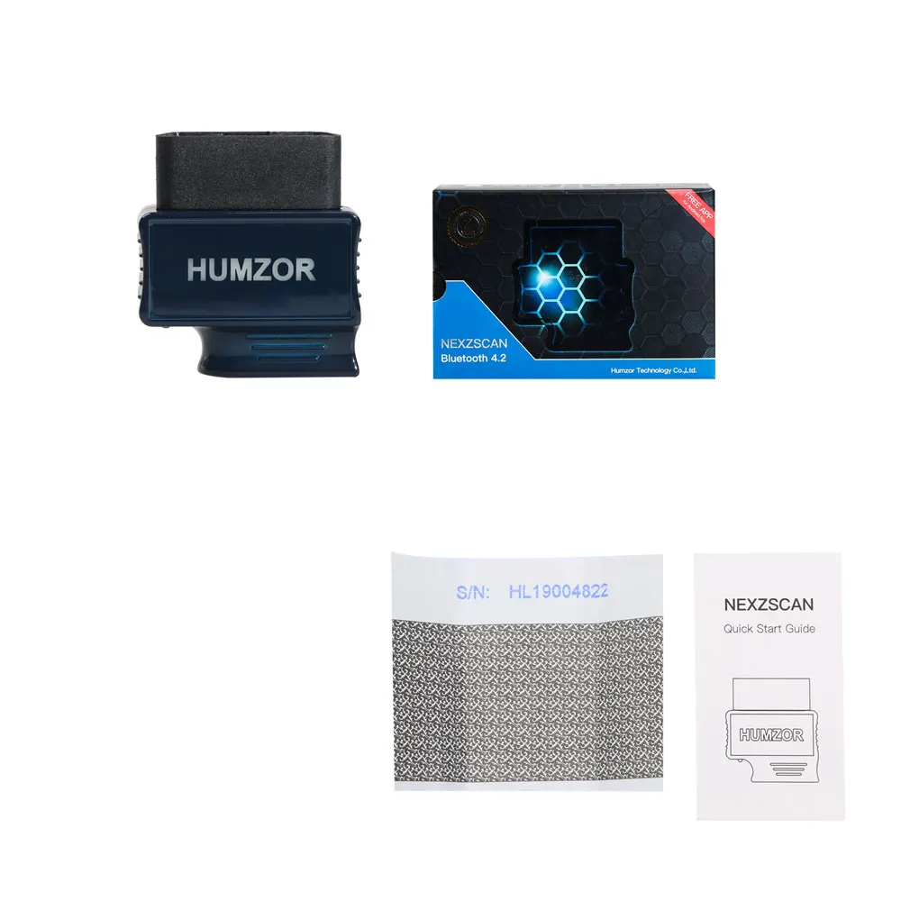 HUMZOR NEXZSCAN NL50 Bluetooth 4,2 Автосканер OBD2 сканер автомобильный считыватель кодов для Android и iOS системы obd 2 диагностический инструмент