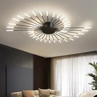 Светодиодная потолочная лампа для гостиной, спальни, дома, лофта, кофейни, магазина одежды, современные светодиодные потолочные лампы