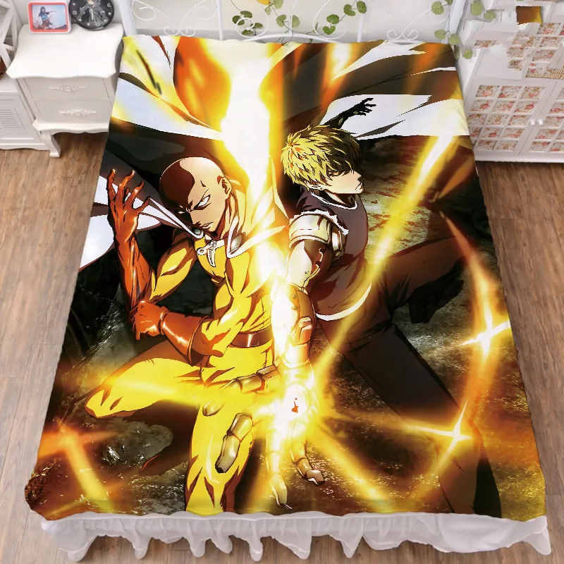 2019 March обновление японское аниме ONE PUNCH MAN Простыня из молочного волокна и