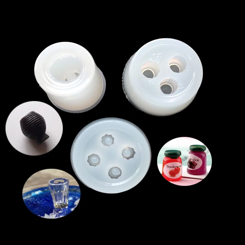 1 шт. кувшин в виде бутылки с цветами чашка Expoxy ювелирные изделия подвески