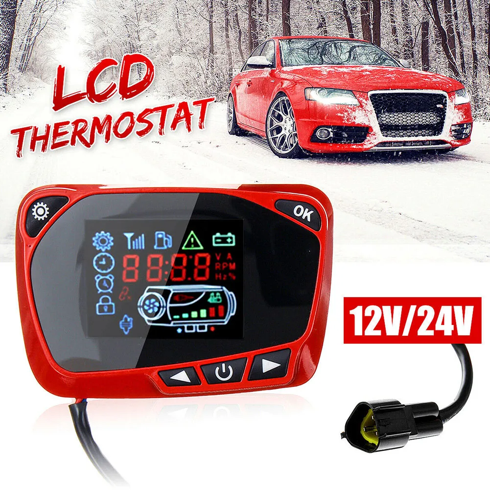 ЖК дисплей монитор легко установить термостат переключатель автомобильные