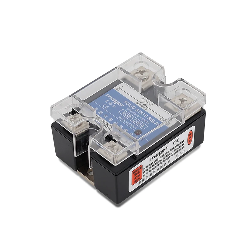 Однофазное твердотельное реле 10 а/25 А SSR-10DA D4810/D4825 постоянный ток переменный 3-32 В