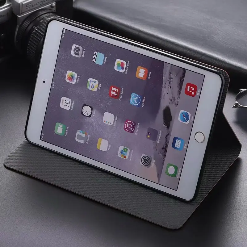 Чехол для Apple iPad mini 5 2019 умный флип-кошелек из воловьей кожи подставка чехол