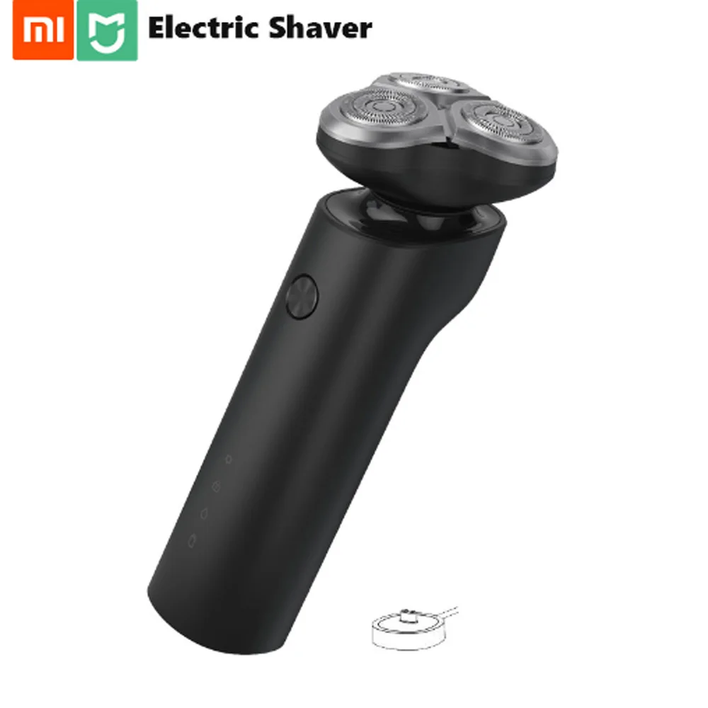 

Новинка 2018 г., электробритва Xiaomi Mijia с 3 гибкими бритвенными головками для сухого и влажного бритья, моющееся двойное основное лезвие, режим т...