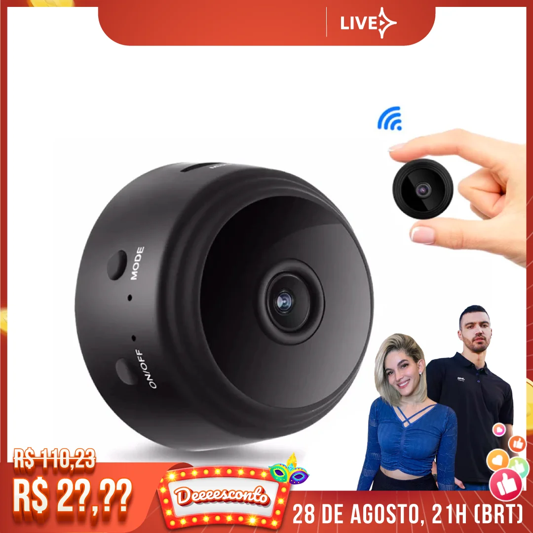 Камера видеонаблюдения A9 с высоким разрешением 1080P Wi Fi|Камеры видеонаблюдения| |