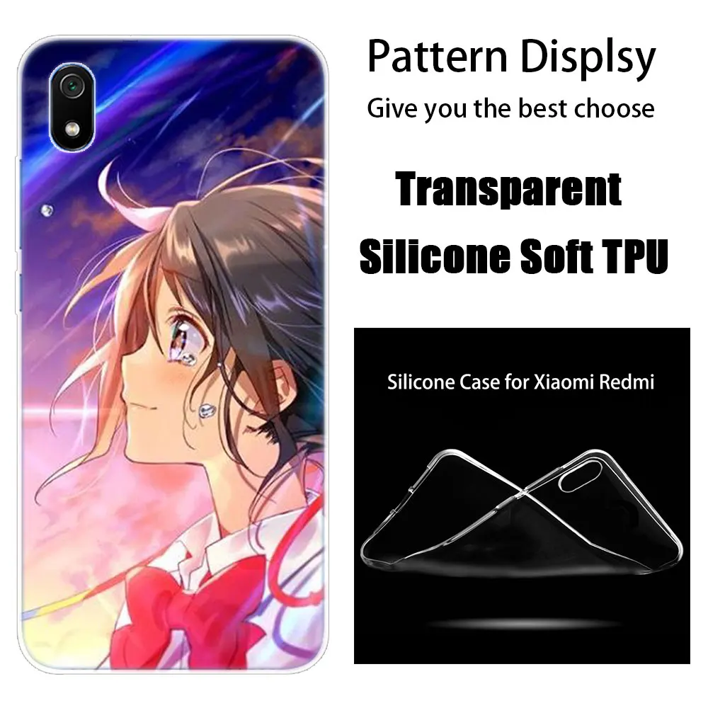 006 Роскошный силиконовый чехол аниме ваше имя Kimi no Na wa для Xiaomi Redmi K20 Pro 7 7A 6 6A 4X5 Plus S2 GO Note 8 7 6 5 Pro 4 - Цвет: 006