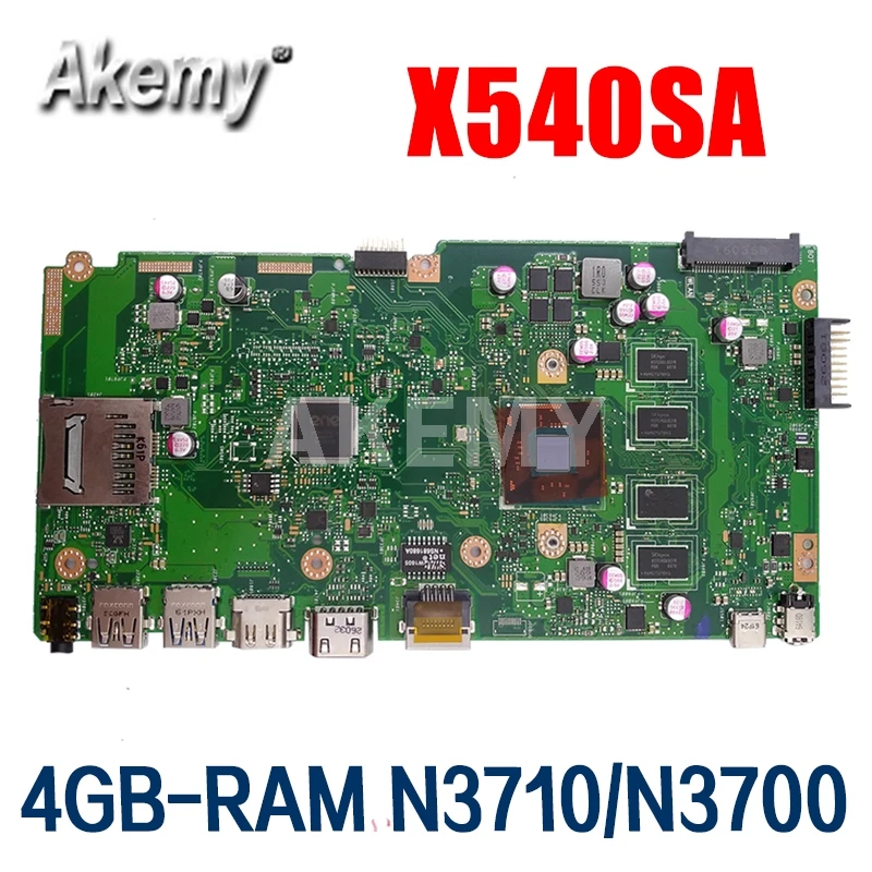 

Новинка! X540SA материнская плата REV 2,0 для For Asus X540 X540S X540SA X540SAA материнская плата для ноутбука тест ok 4GB-RAM N3710/N3700 CPU