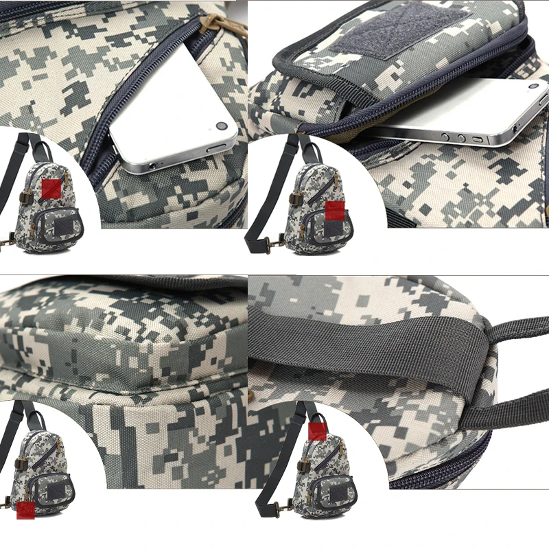 Военная Тактическая нагрудная сумка из ткани Оксфорд мужские сумки через плечо