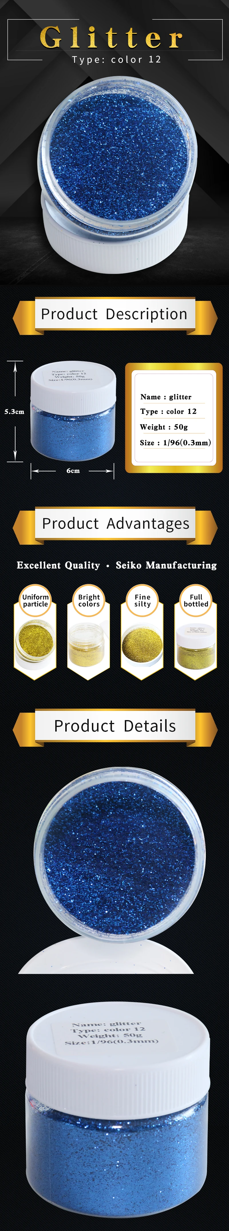 Pearl Powder Pigment Glitter Powder Flash Powder,Dark Blue Shiny Metal,Nail Decoration, Paint Coating Automotive Coating
