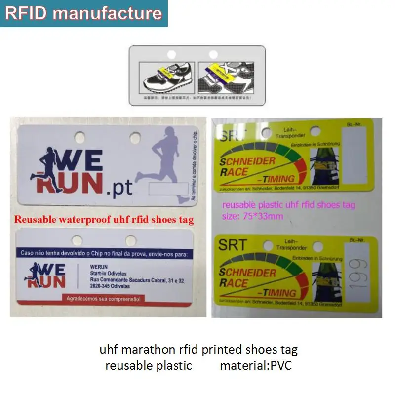 

High gain 10dbi uhf rfid antenna passive mat + alien h3 chip shoes number bib-tag for race timing system