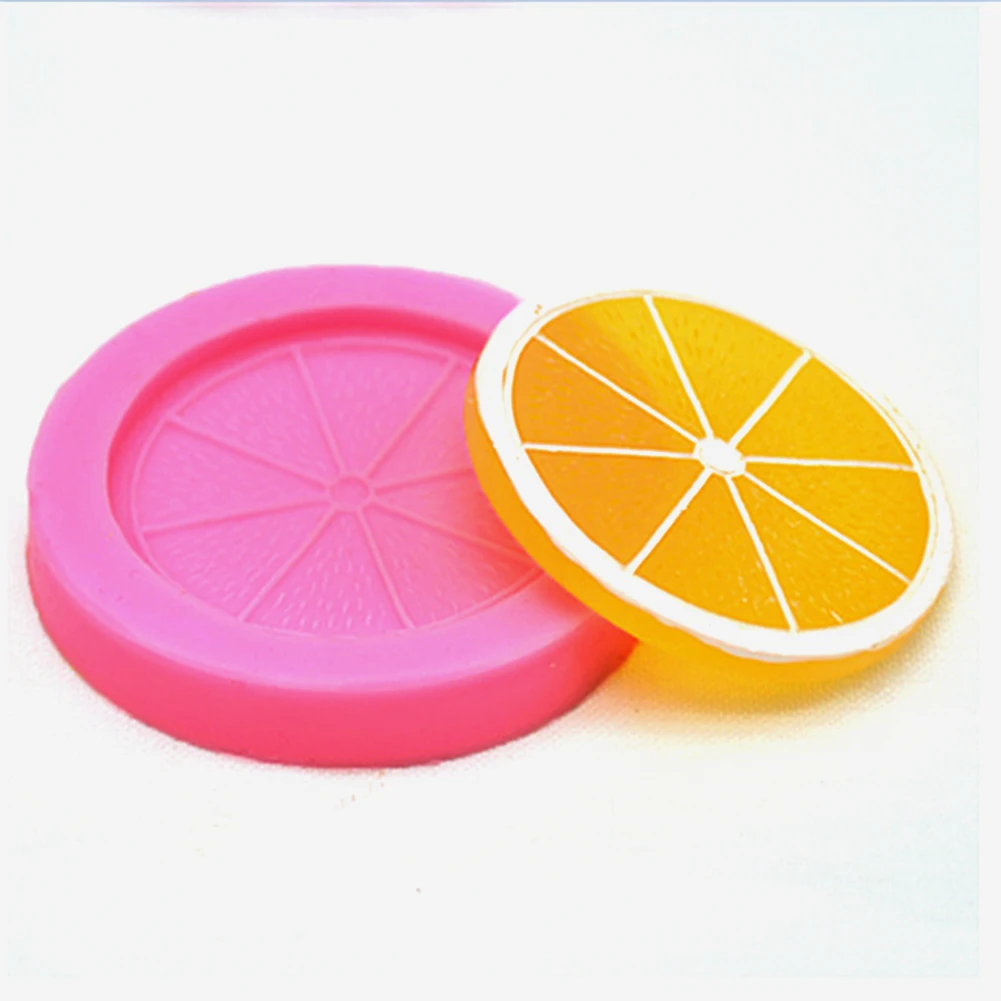 New Silicone Lemon Slices Fruit Mold Chocolate Fondant Wedding Cake Mould Decor Baking Tools | Дом и сад