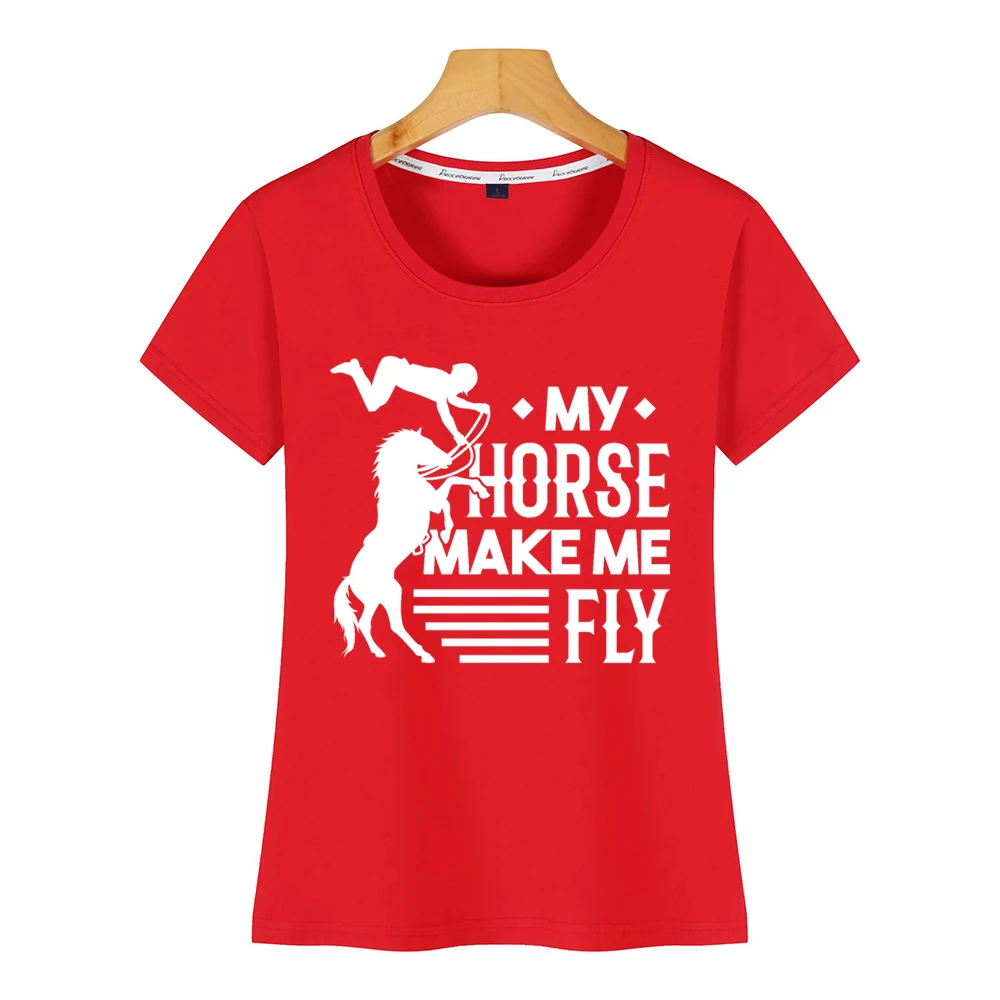 Tops T Shirt Women horses horse riding equestria quote funny awesome Hip Hop Vintage Custom Female Tshirt | Женская одежда