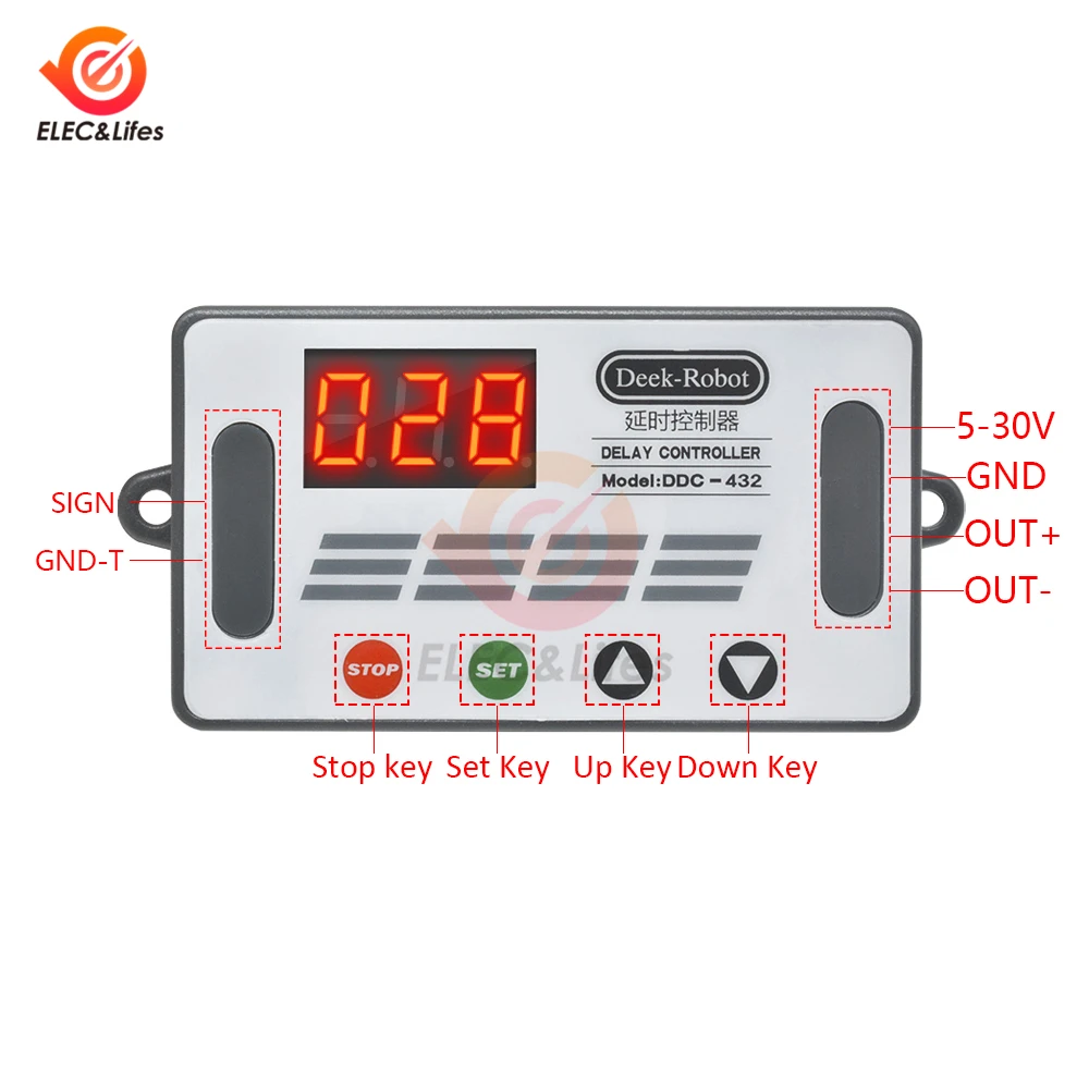 DC 12V светодиодный цифровой реле задержки времени датчик PNP источник сигнала PLC