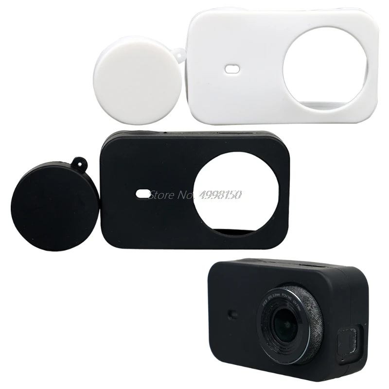 Силиконовый мягкий чехол с защитной крышкой для объектива Xiaomi Mijia Camera 4K Прямая