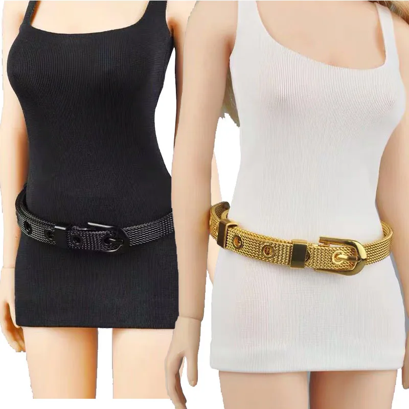 

1/6 масштаб; Модная пикантная обувь с металлическим ремнем, женские солдатский пояс для 12in фигурку аксессуары Игрушка