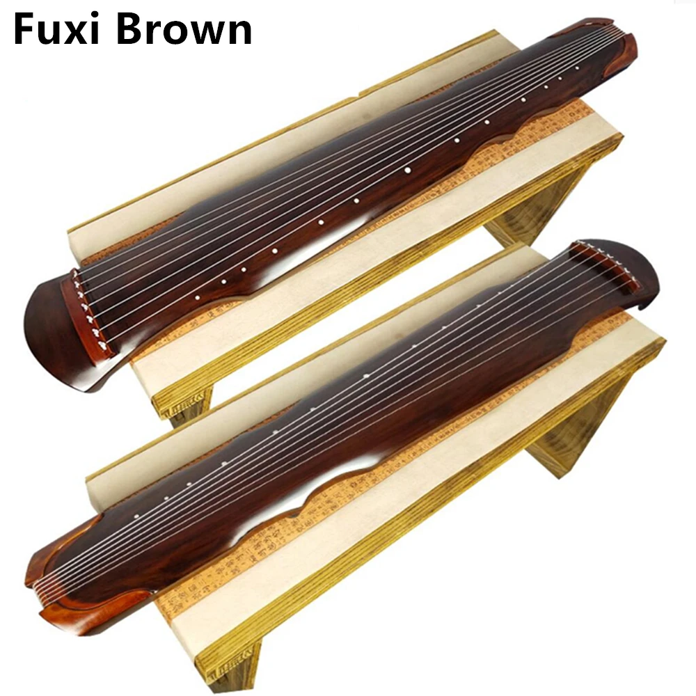 SevenAngel китайский Fuxi Guqin 7 струн древний зитер коричневый цвет для начинающих