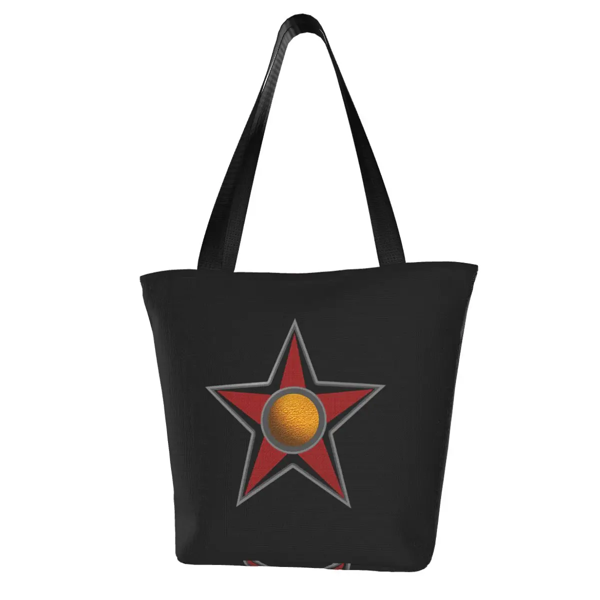 Star Shopping Bag Aesthetic Cloth Outdoor Handbag Female Fashion Bags