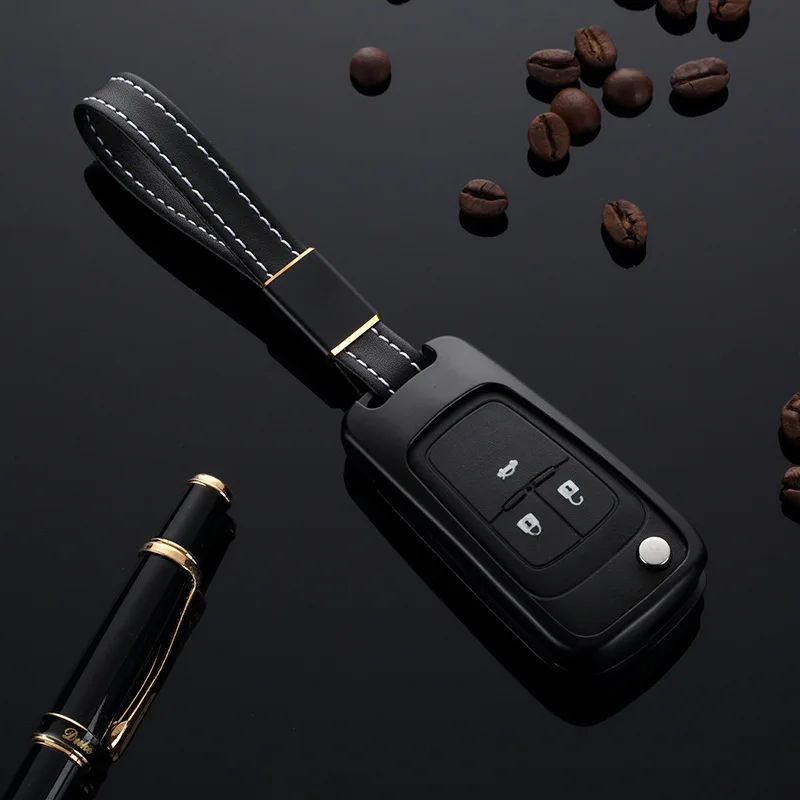 Car Key Protection Case Cover Protect Covers Aluminum Alloy For Buick New Excelle GT GL8 Chevrolet Malibu Folding 2 3 4 Bottons |