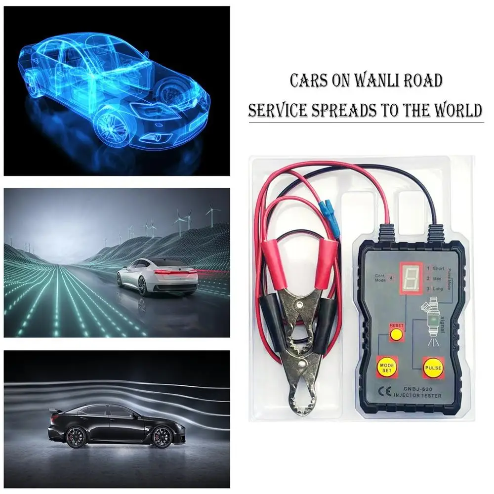 

Automotive Fuel Injection Pump Injector Tester Fuel Injector Kit Powerful Fuel System Scan Tool Car Supplies
