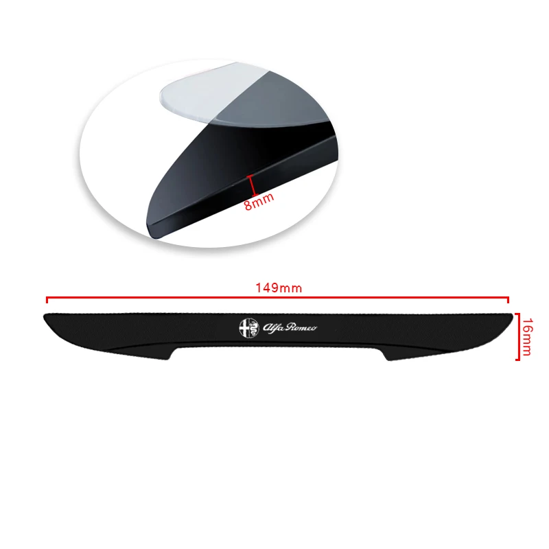 Противоударная полоса на дверь автомобиля 4 шт. защитная накладка для Alfa Romeo Spider
