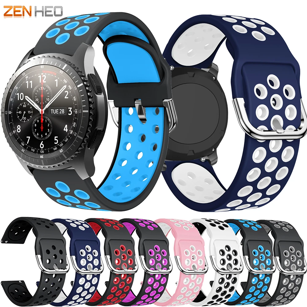 Ремешок силиконовый для Samsung Galaxy Watch 46 мм сменный Браслет часов Gear S3 Frontier Classic 22 |