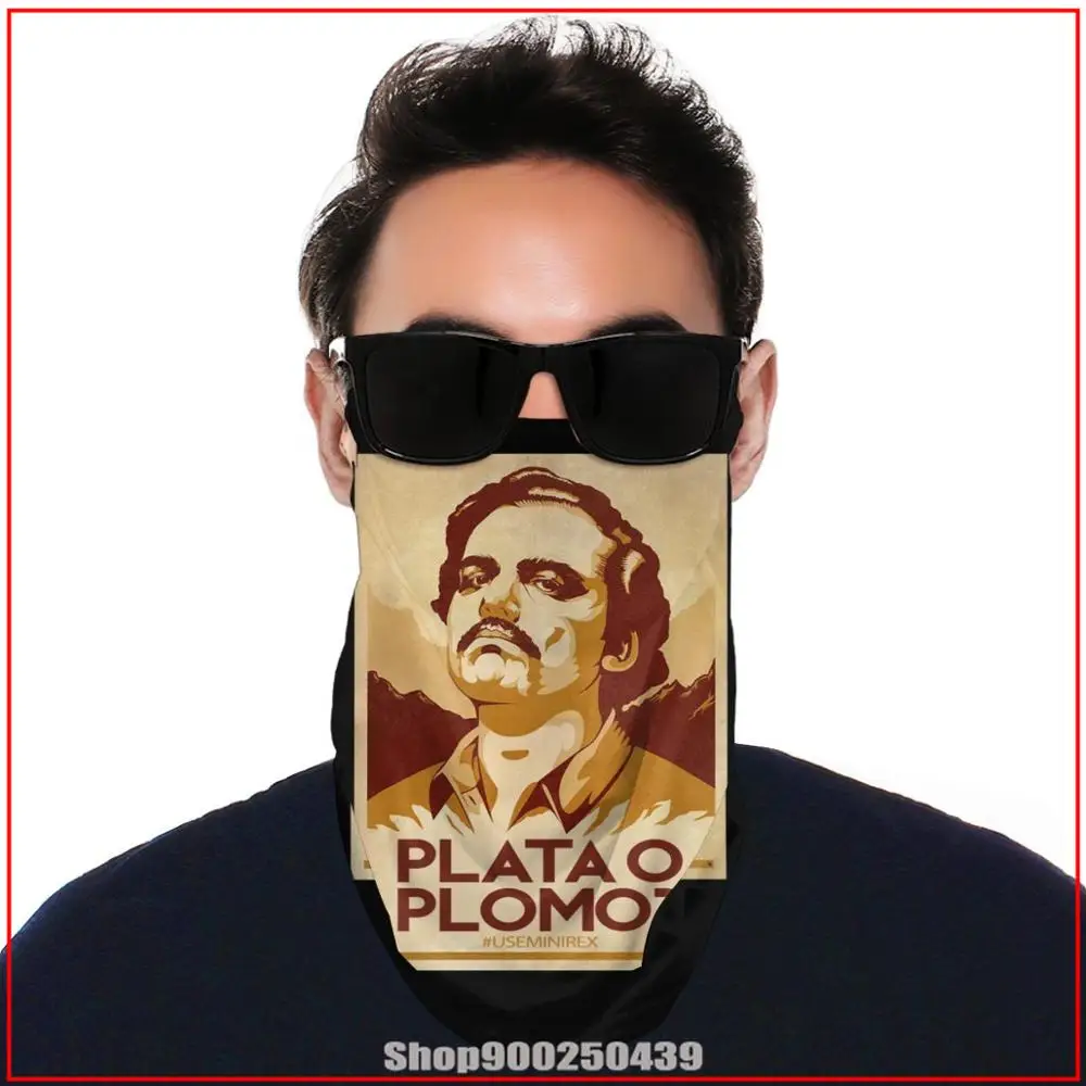 Винтажный Ретро плакат Plata O Plomo банданы бандана шарф Сделай Сам маска для лица