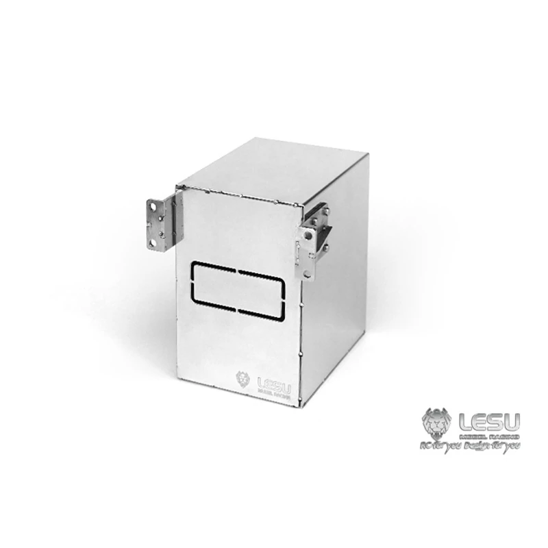 Металлический ящик инструментов LESU для модели грузовика-трактора RC Scale 1/14 TAMIYA MAN |
