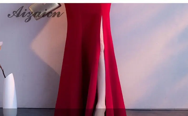 Вышивка Cheongsam длинное традиционное китайское винтажное платье красное свадебное платье Русалка сексуальное платье Ципао с разрезом Современные платья