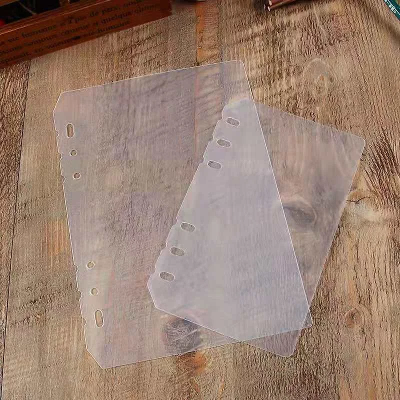 

Матовая матовая пластина 12 шт./лот A5/A6 PP для внутренней бумаги, 6 отверстий, разделитель индекса, блокнот, разделитель, органайзер, аксессуары...