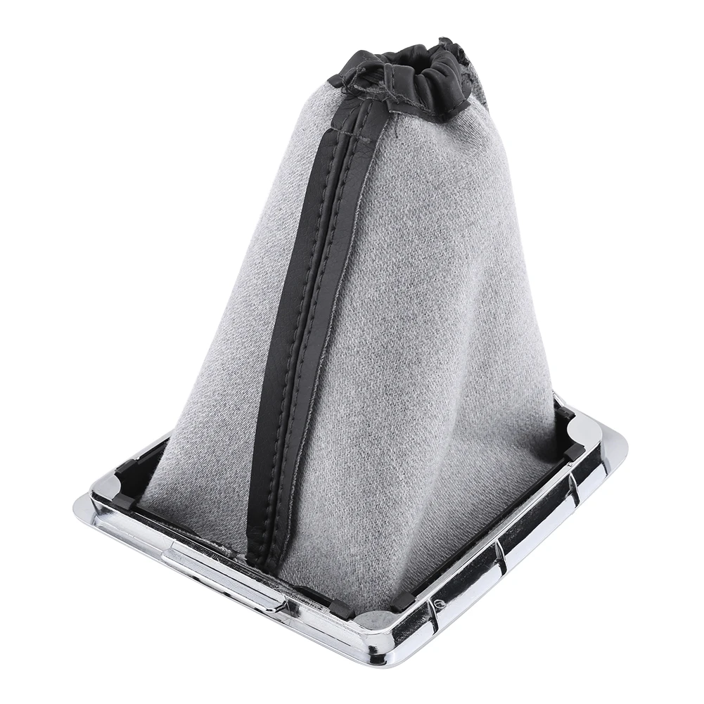 Universal Car Gear Shift Collars Covers PU Leather Stick Shifter Knob Cover Boot Gaiter |