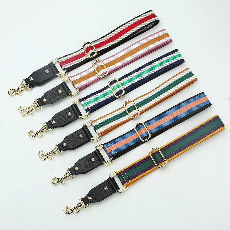 

Rainbow Adjustable Bag Strap Handbag Belt Wide Shoulder Bag Strap Replacement Strap Bag Accessories for Bags Tracolla Per Borsa