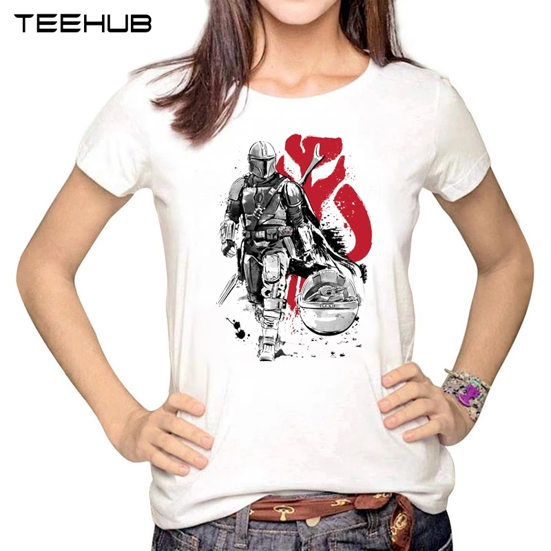 Новинка 2020 женская модная футболка с принтом &quotЗвездные войны&quot &quotмандалориан