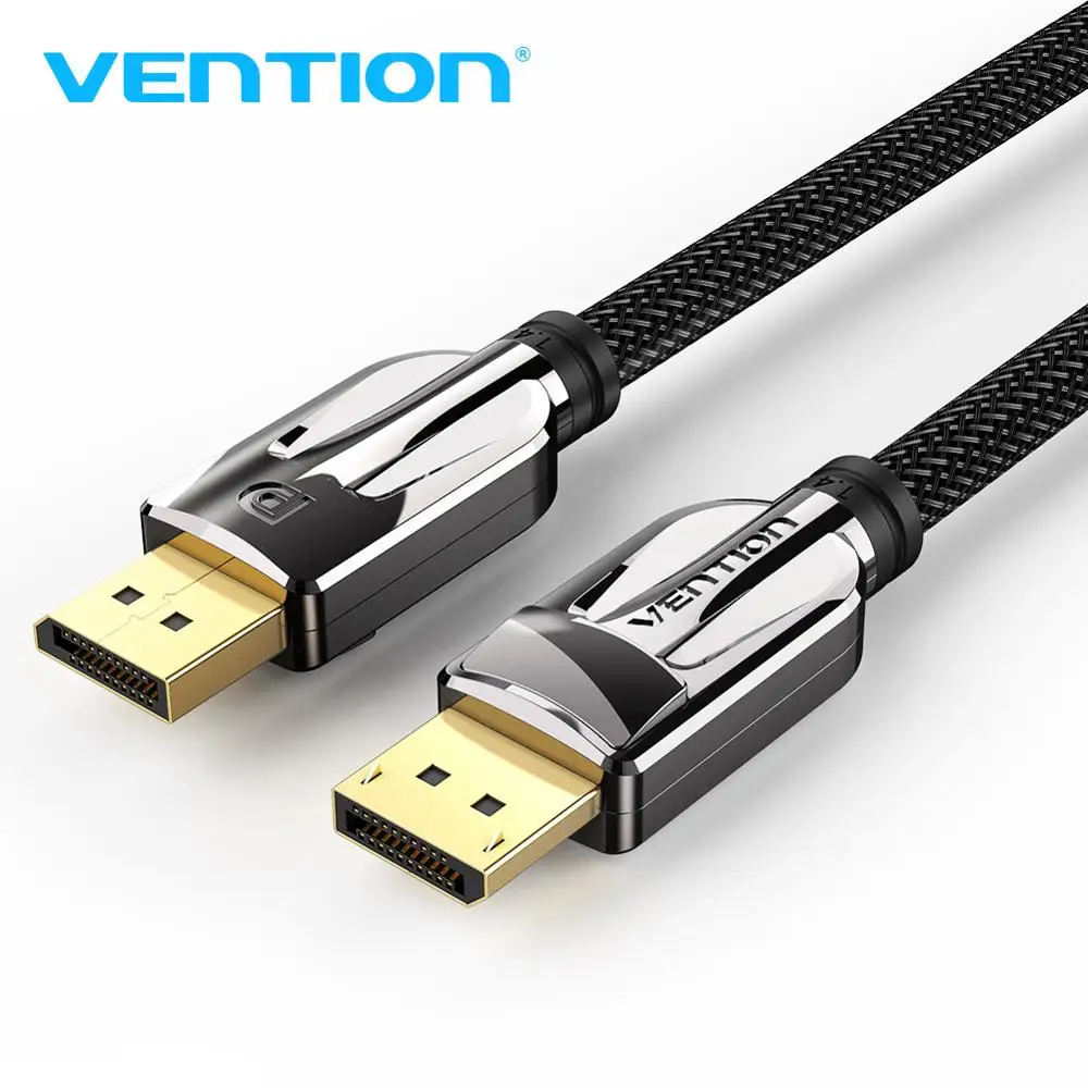 Высокоскоростной кабель Vention для порта дисплея 1 4 8K HDR 60 Гц 32 Гбит/с видео ПК
