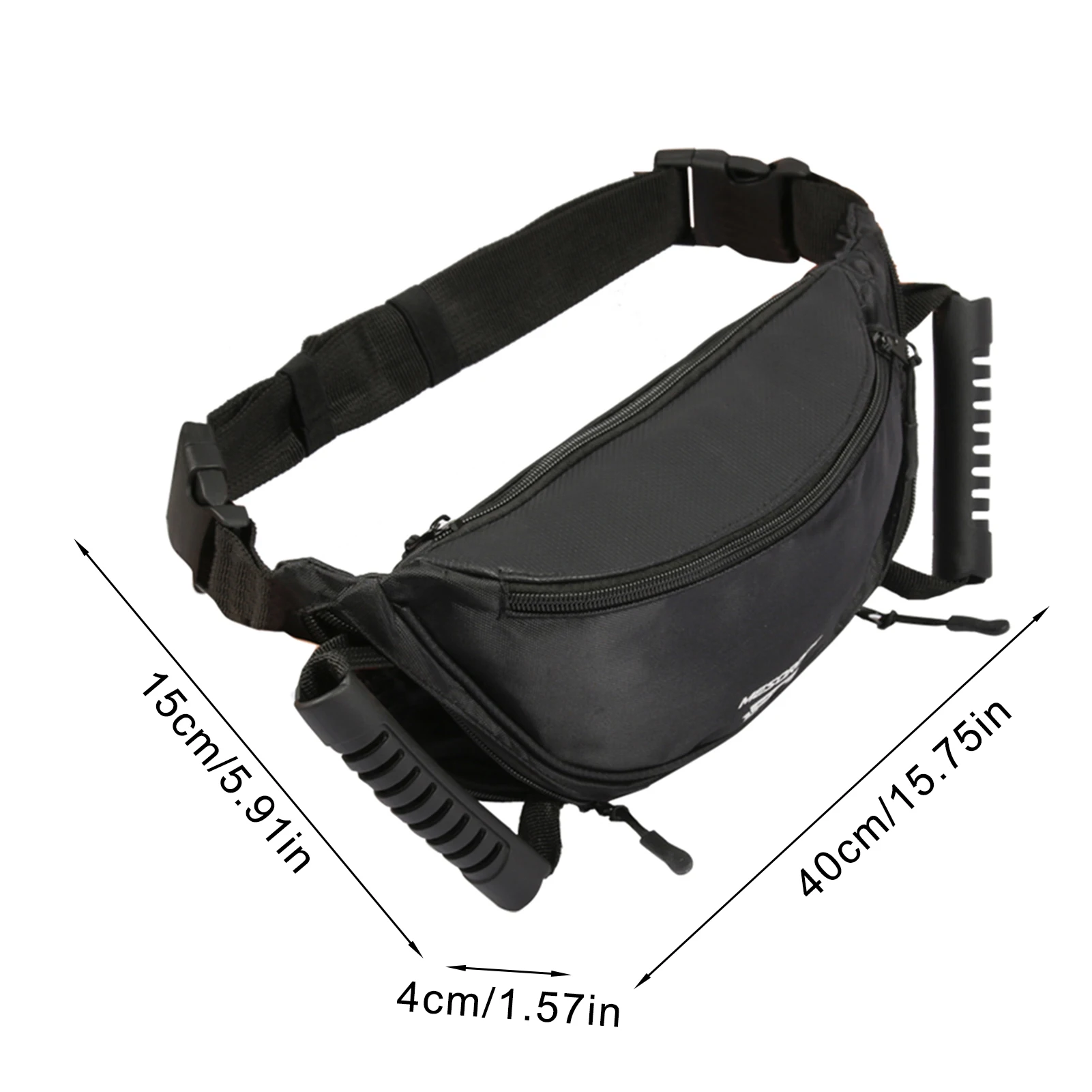 

Motorcycle Belt Bag Adjustable Anti-fatigue Waist Pack Motorcycle Belt Bag Handle Back Seat Motorcycle Accessories