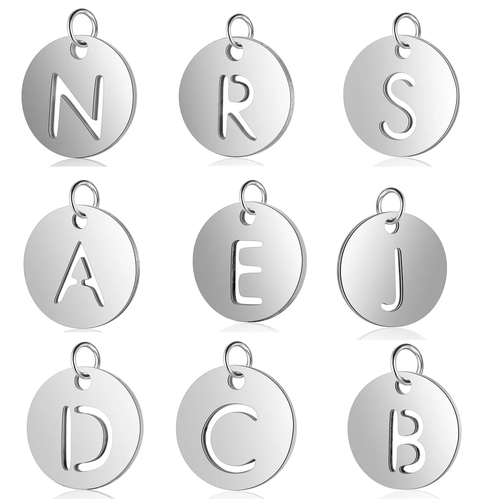 5 шт./лот подвеска из нержавеющей стали с оригинальным именем сделай сам оптовая