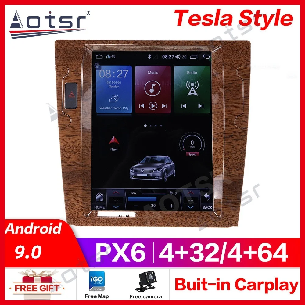 Автомобильная Мультимедийная система AOTSR 12 1 дюйма 4 + 64 ГБ Android 9 0 | Автомобили и