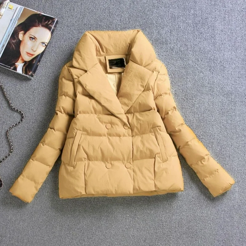 Fashion 2023 Parkas Winter Women Cotton Jacket Down Coat European and American Ladies Warm Parka Black Short Jacket Fall Clothes