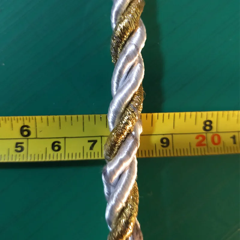 8 мм аксессуары для одежды из белого золота портативный Плетеный декоративный