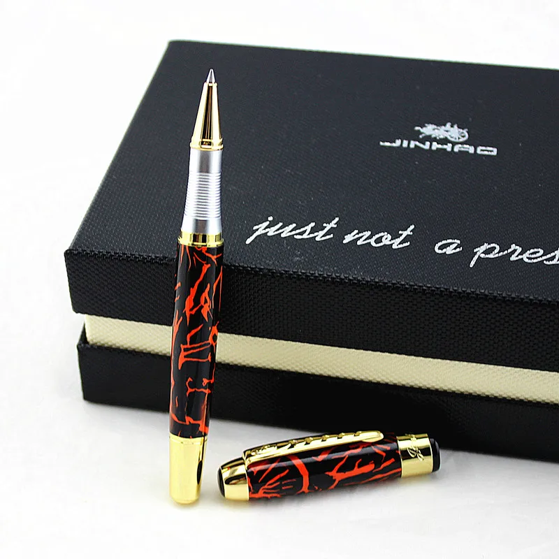 Jinhao Ручка 250 Роскошная Шариковая ручка для письма с золотым зажимом